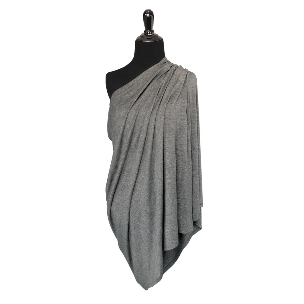 4-in-1 Gray Nursing Cover / Scarf